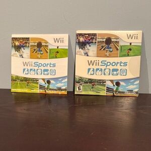 Nintendo Wii Sports Game with Instruction Booklet - White and Blue